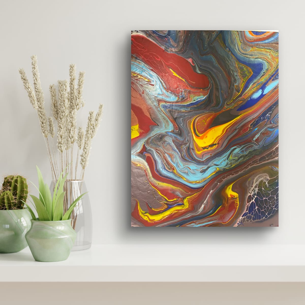 Flow of Grey Flame