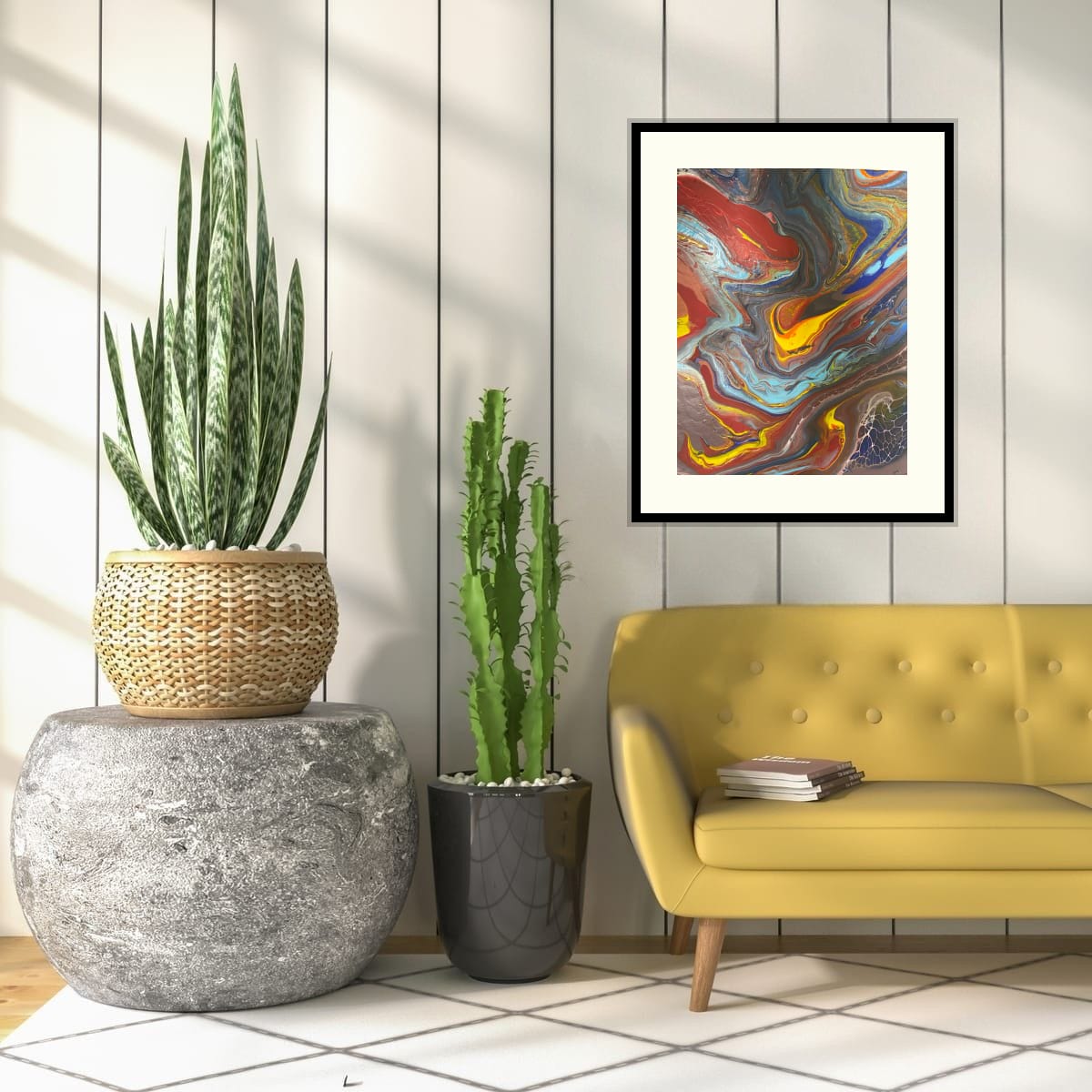 Flow of Grey Flame