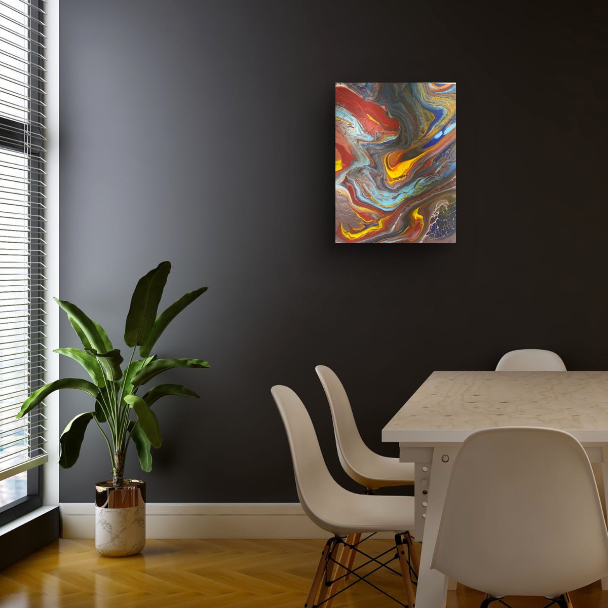 Flow of Grey Flame